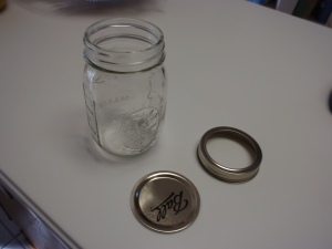 Jar, lid, and ring